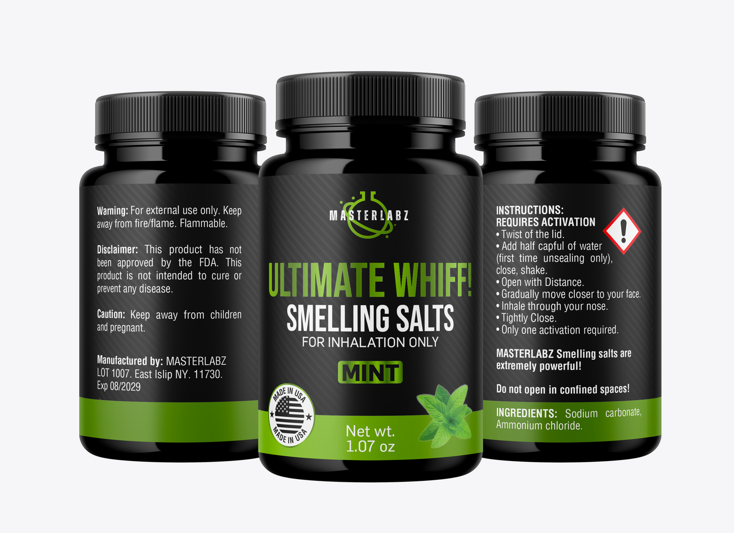 ULTIMATE WHIFF! MINT SMELLING SALTS (ACTIVATION REQUIRED)