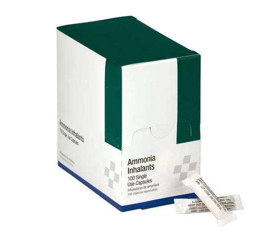 Ammonia inhalants (100 pack) crushable ampoules